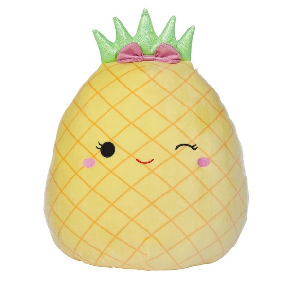 Squishmallows Maui The Pineapple Plush 16” Stuffed Yellow Toy Fruit Brand New - Picture 1 of 10